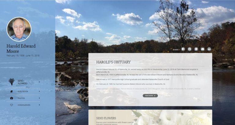 Batesville Themed Obits - Sample Male Creek