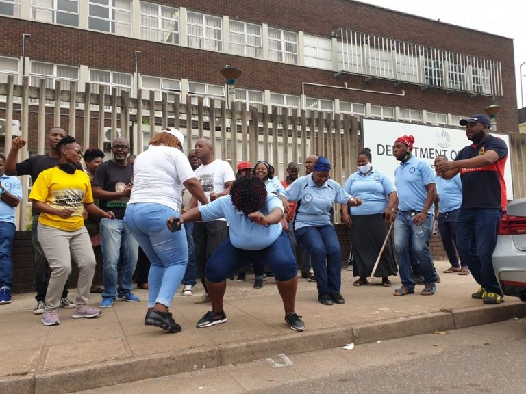 South Africa Strike Workers