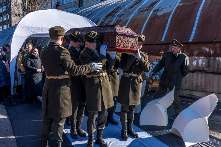 Ukraine funeral