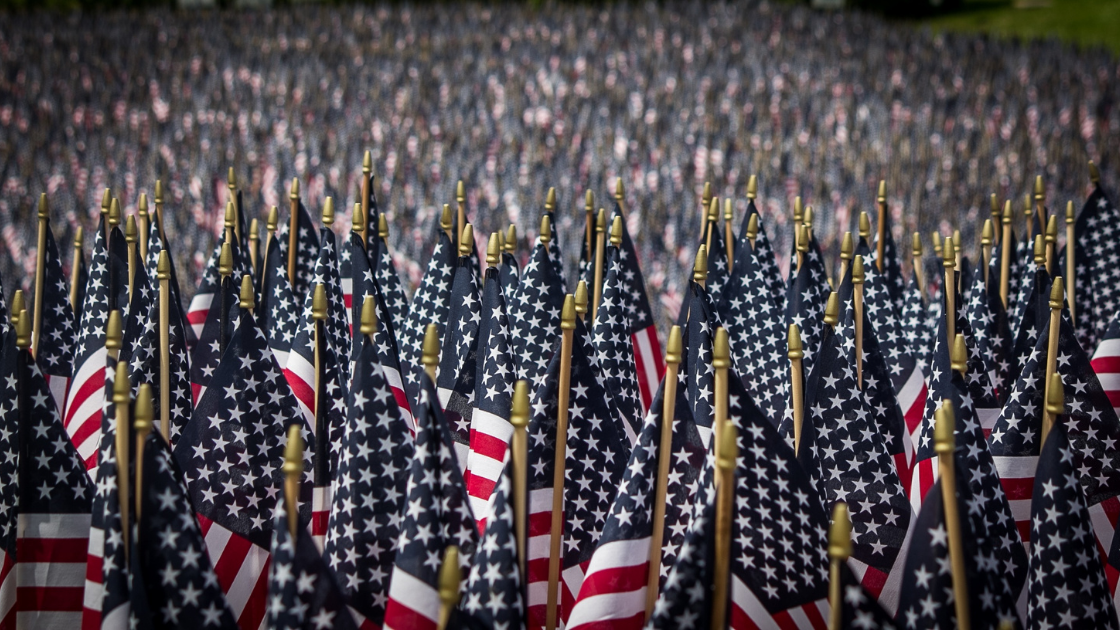 Memorial Day flags