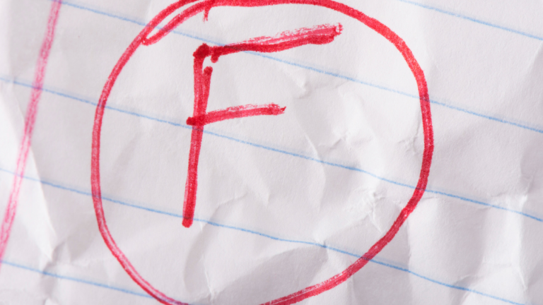 Failing grades