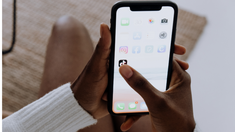 Social Media Icons on Phone